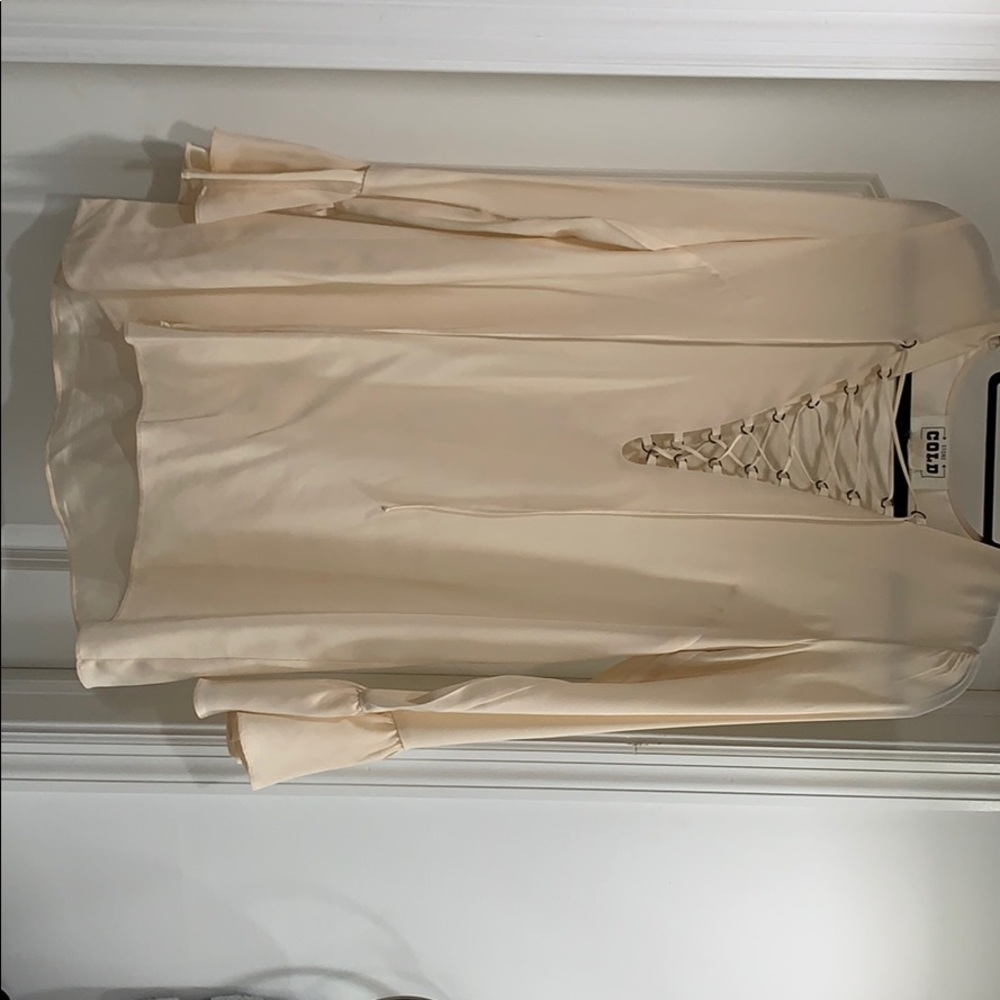 Cream mini dress
